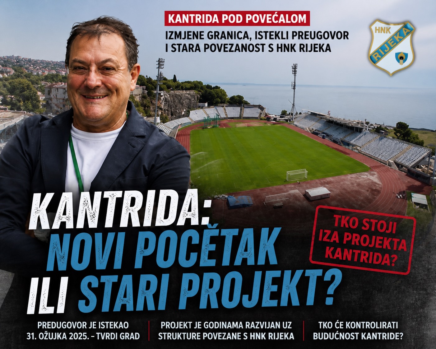 Kantrida između javnog interesa i stare priče: Tko zapravo nastavlja projekt novog stadiona?