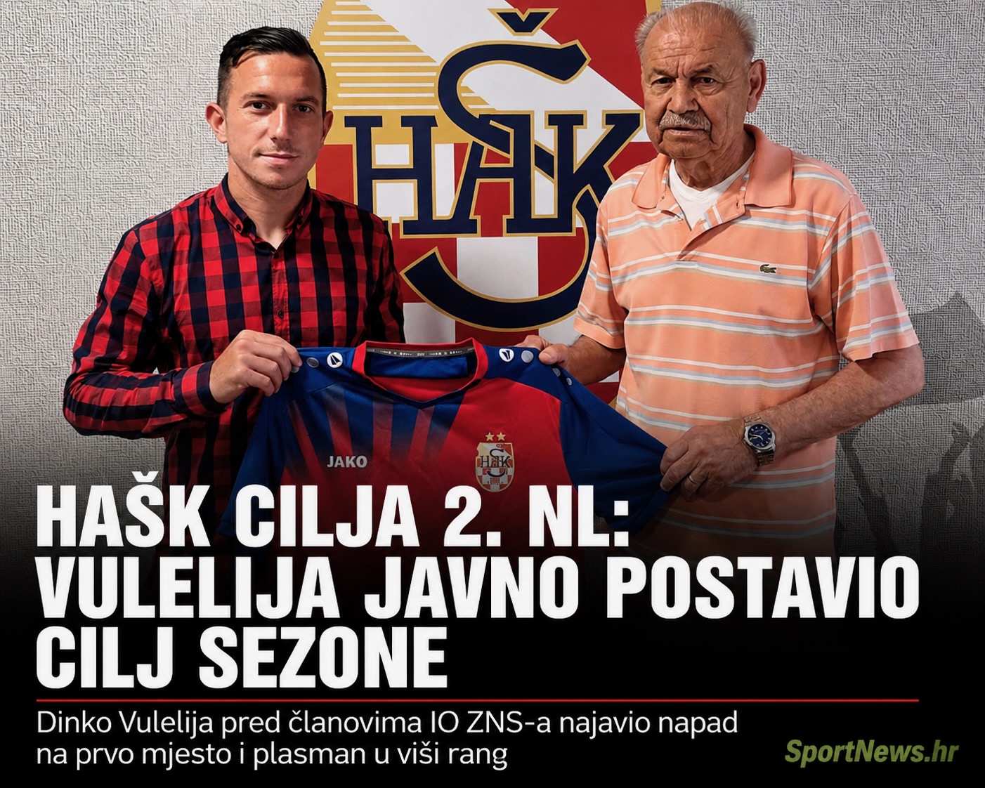 HAŠK NAJAVIO NAPAD NA 2. NL: VULELIJA OTKRIO KLUPSKE AMBICIJE