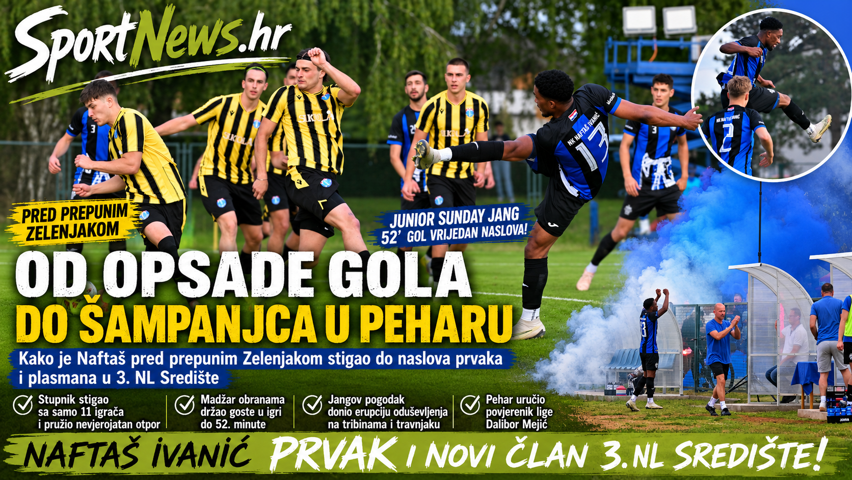 NAFTAŠ IVANIĆ PRVAK I NOVI ČLAN 3. NL SREDIŠTE