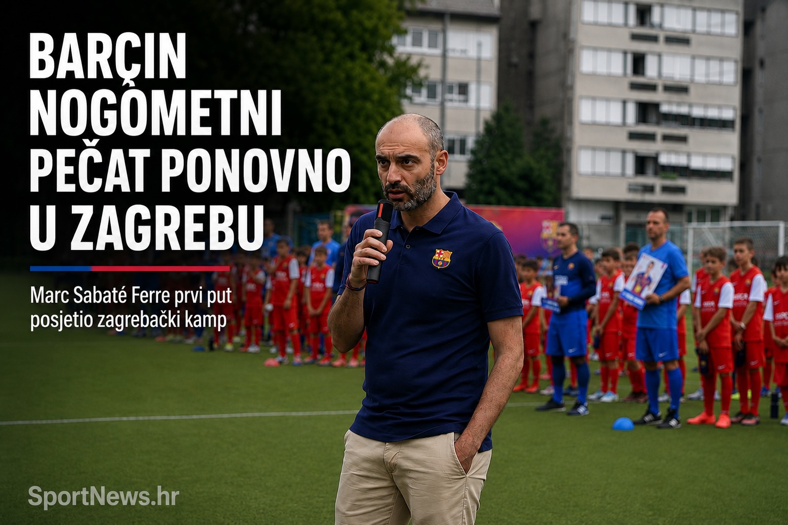 Barçin nogometni pečat ponovno u Zagrebu. Prvi put na kampu sudjeluje i skupina djevojčica
