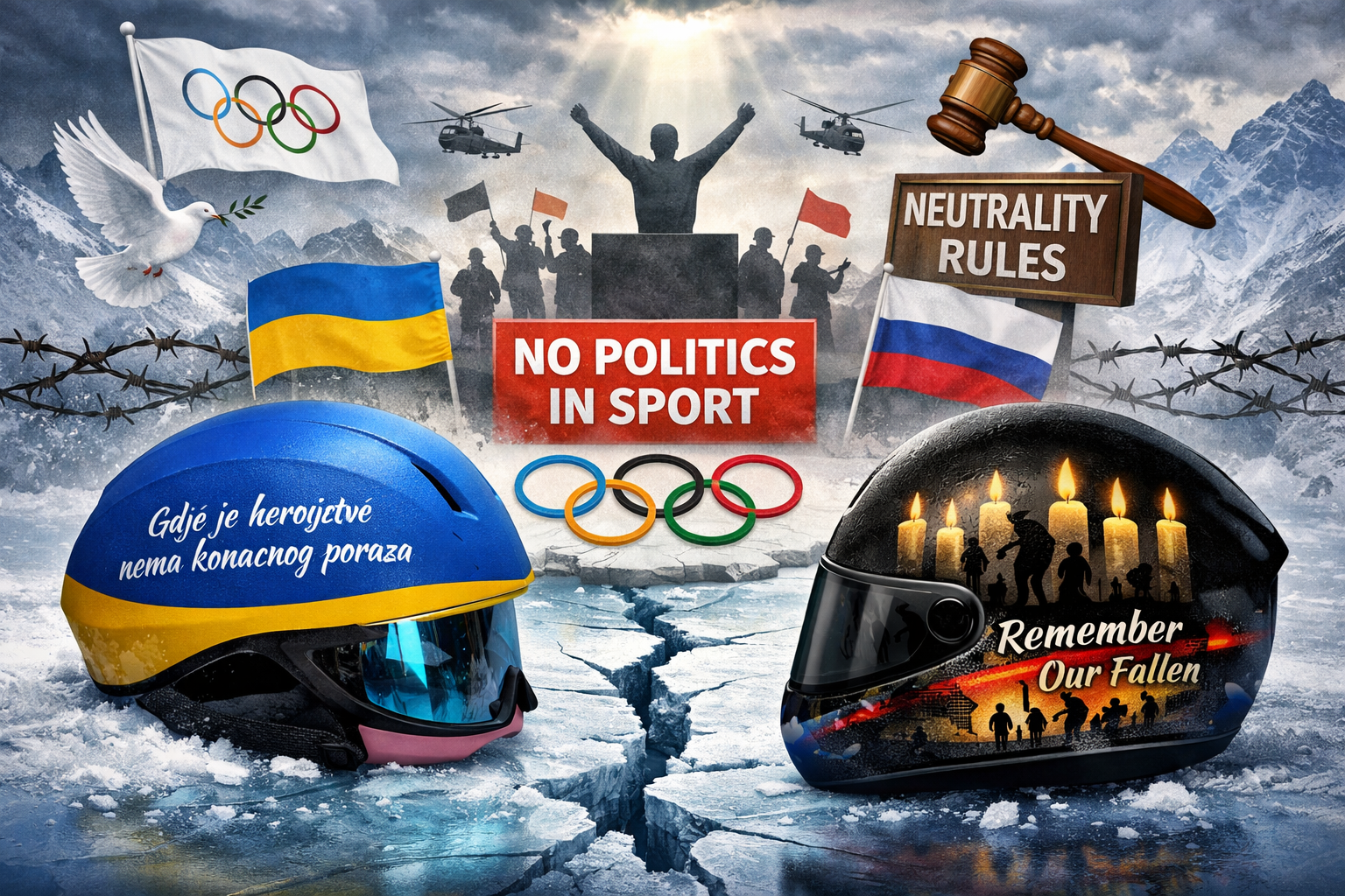 Kad se rat preseli na kacigu.  O granicama sporta, neutralnosti i cijeni simboličkih pobjeda