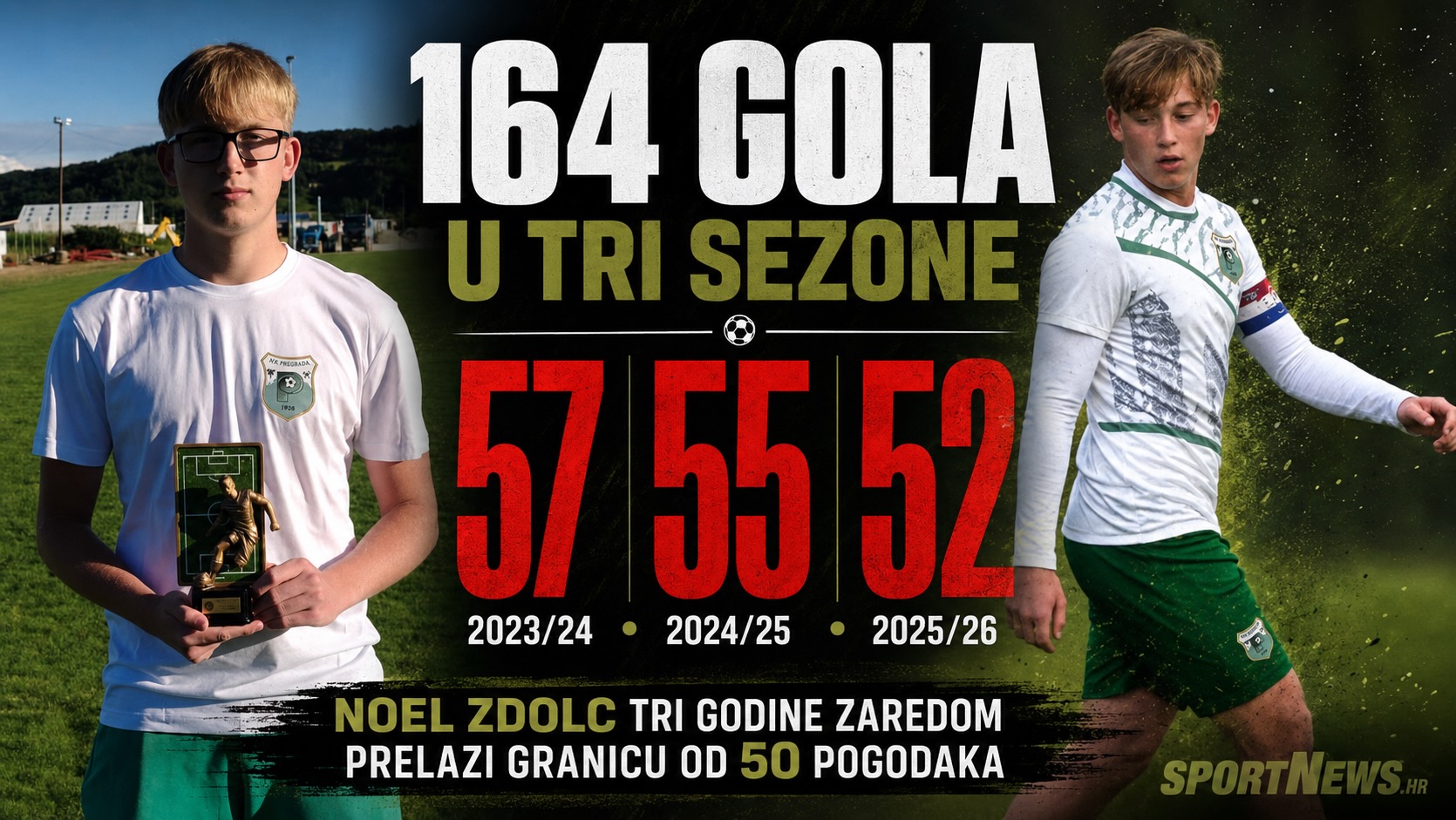164 GOLA U TRI SEZONE!!!